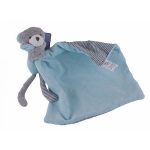 Blue Teddy Comforter
